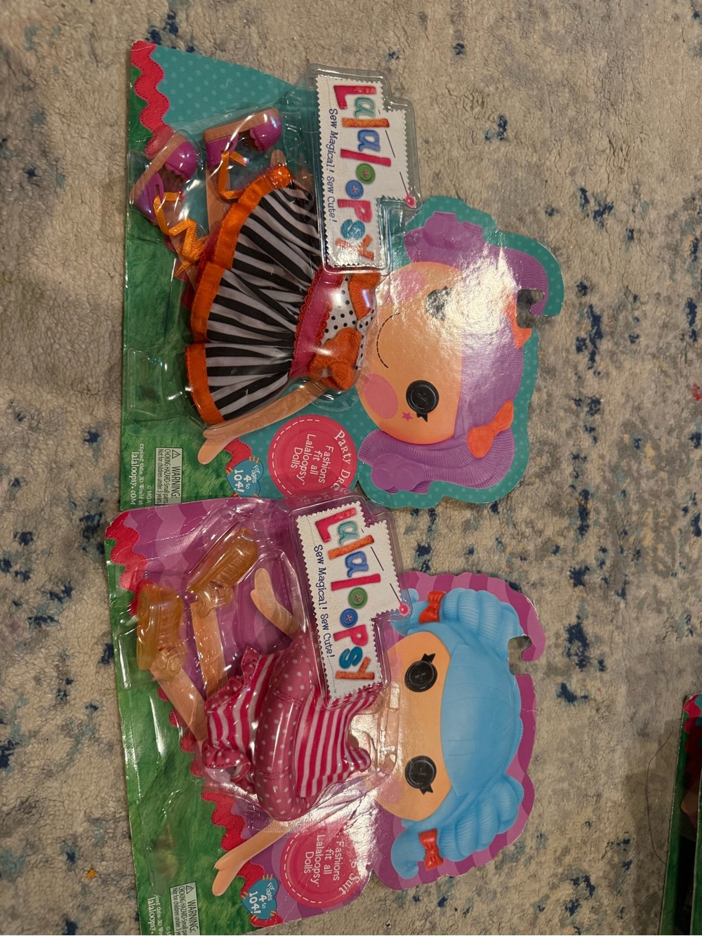 Pack of 2 Lalaloopsy Doll Clothing Sets – New in Original Packaging
